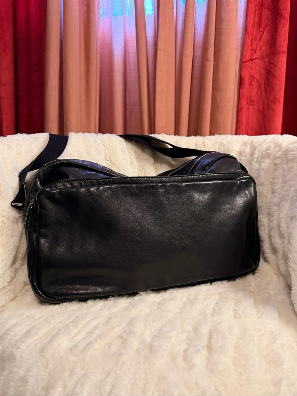 Vintage YSL Sid messenger bag Lambskin